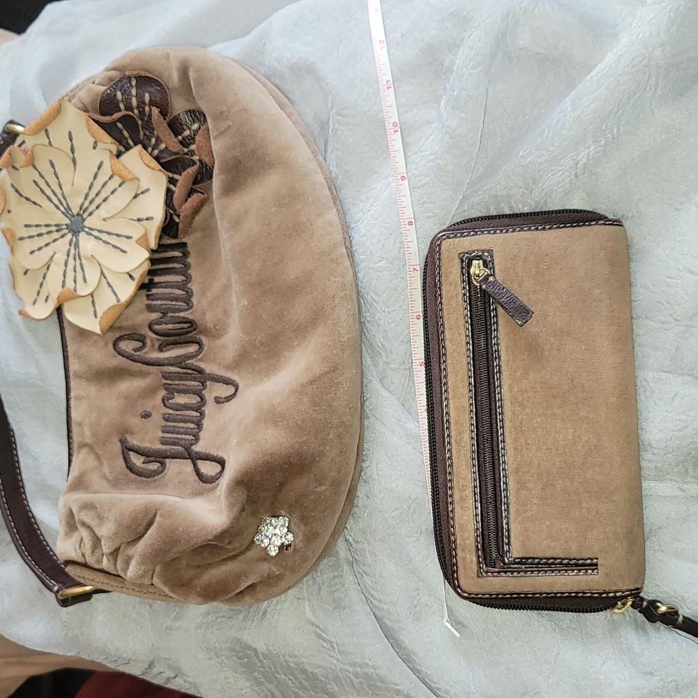 💥NWOT 💥VTG JUICY COUTURE MATCHING BAG AND LARGE WALLET - Picture 2 of 16